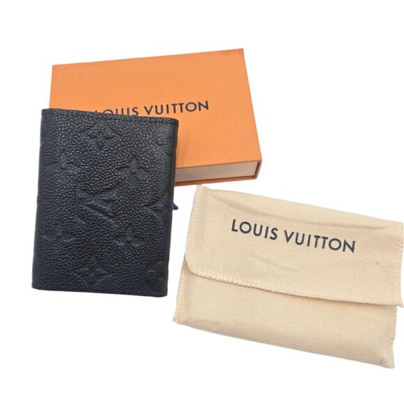 Louis Vuitton Wallet Coin Case Monogram Empreinte Porte Monnaie Rosari Noir - Picture 2 of 16